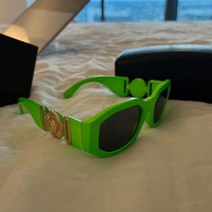 Versace neon green sunglasses